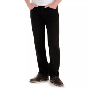 Men's Lee Relaxed Fit Jeans, Size: 35W X 30L, Double Black